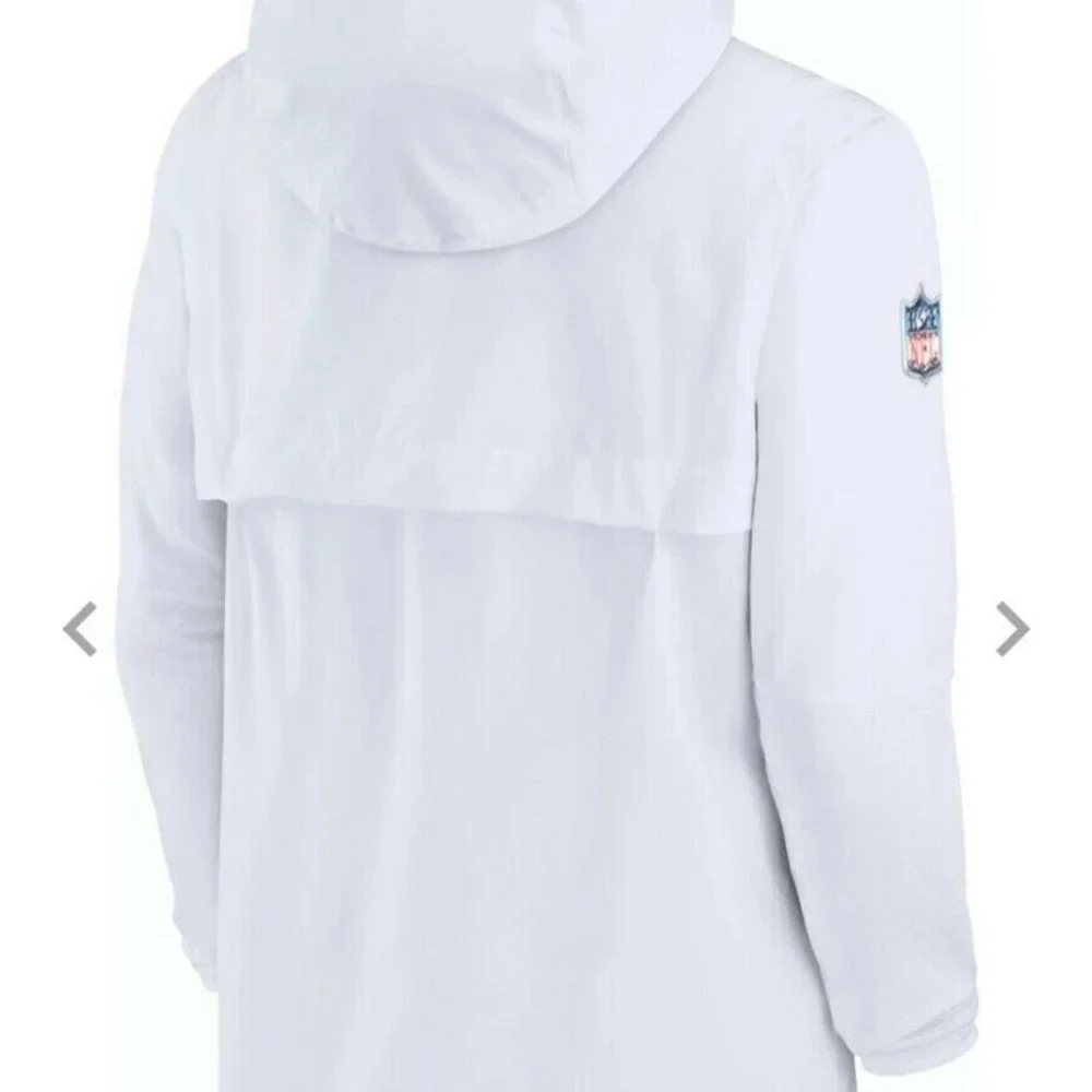 Rare Los Angeles Rams 100% Nike Super Bowl LVI White Diamond Player Media Hoodie - Picture 4 of 4
